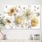 Designart - Fields of Gold Watercolor Flower VII - Traditional Canvas Art